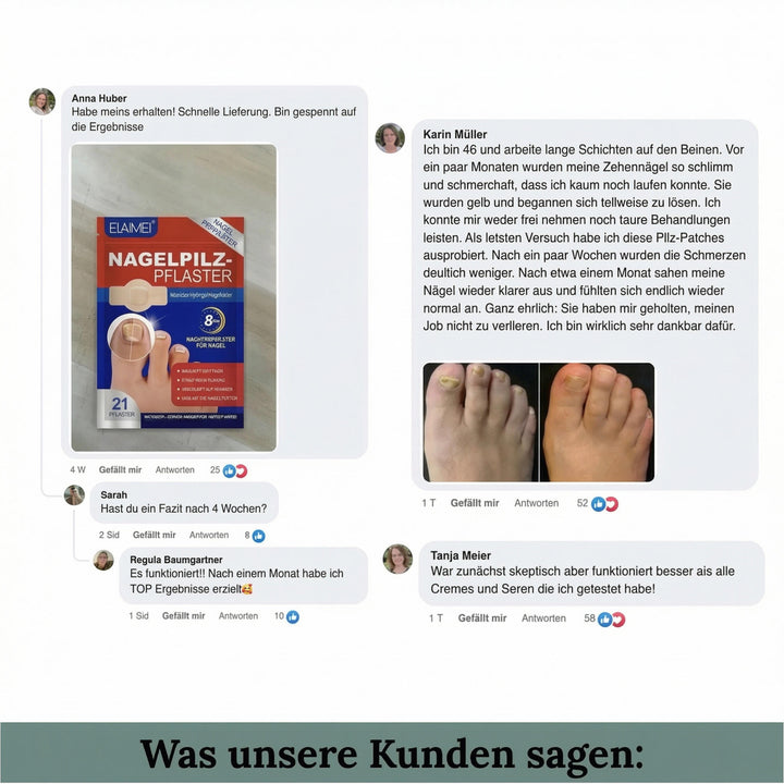 ELAIMEI® Fussnagel Patches